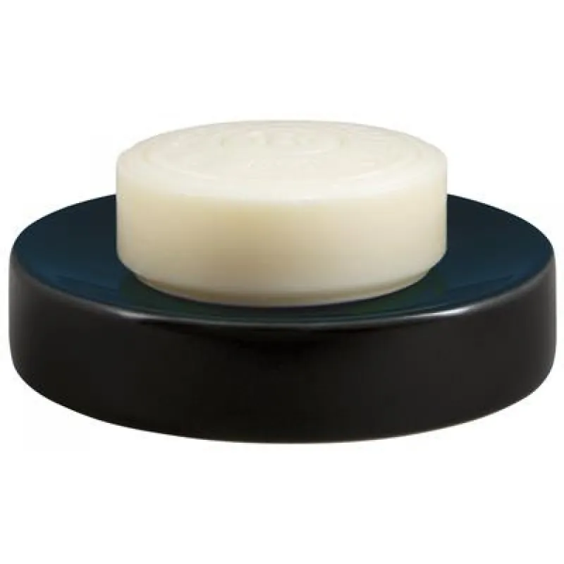 Porte savon - noir brillant - en grès - Jaro Commande En Gros