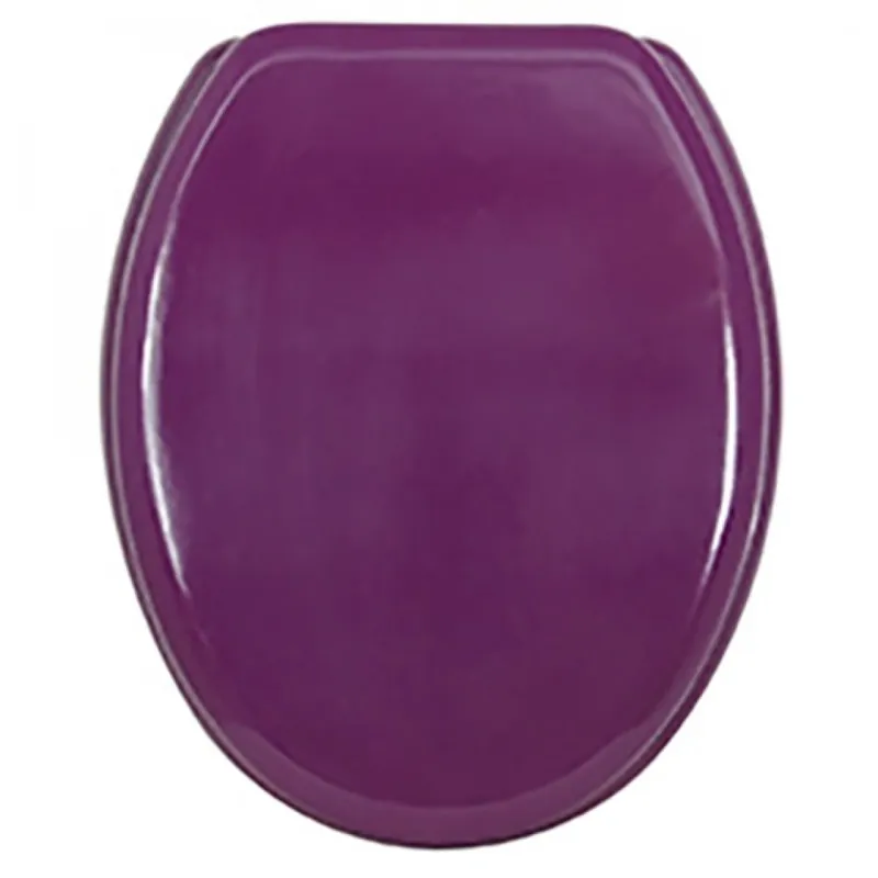 Abattant WC – MDF – Charnières Inox – CLEO – Violet Expédition Rapide