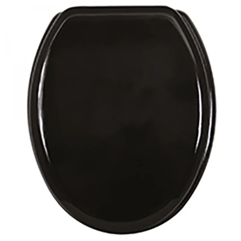 Abattant WC – MDF – Charnières Inox – Noir Offre Spéciale