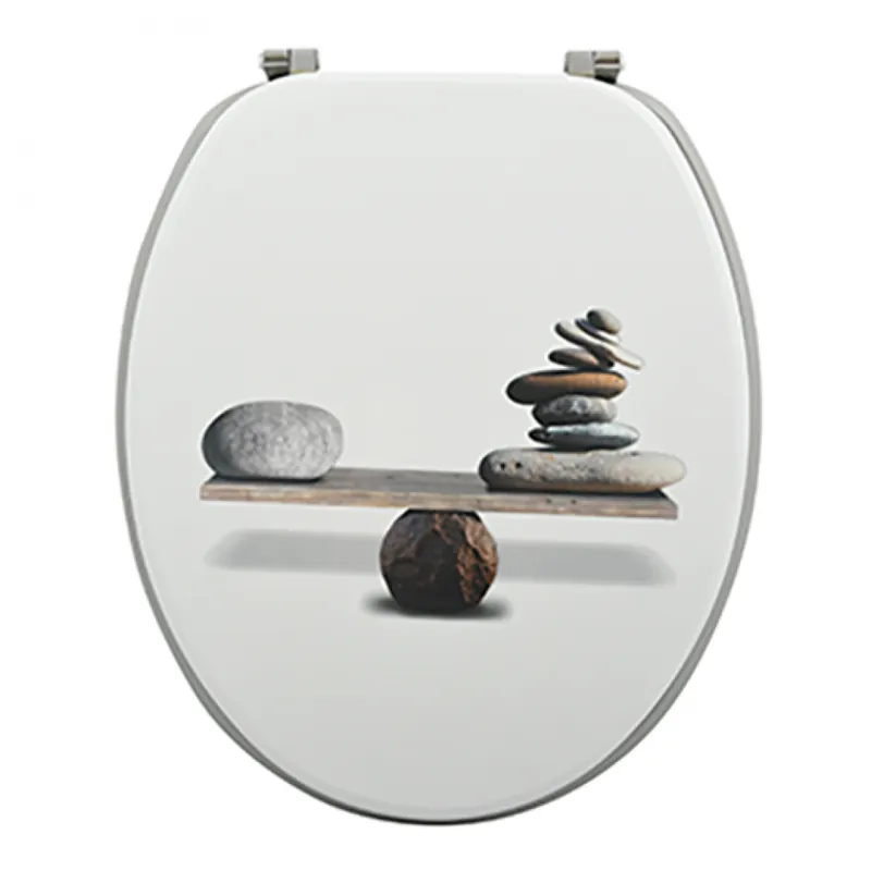 Expédition Rapide Abattant WC – MDF – Charnières Inox – SPIRIT – Taupe