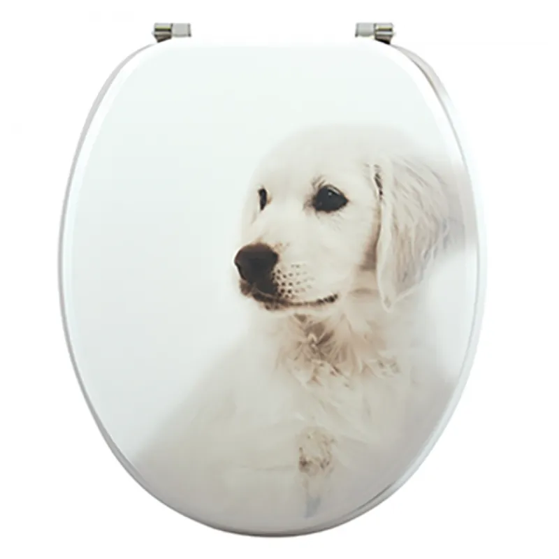 Super Prix Abattant WC – MDF – Charnières Inox – DOG NAING – Beige