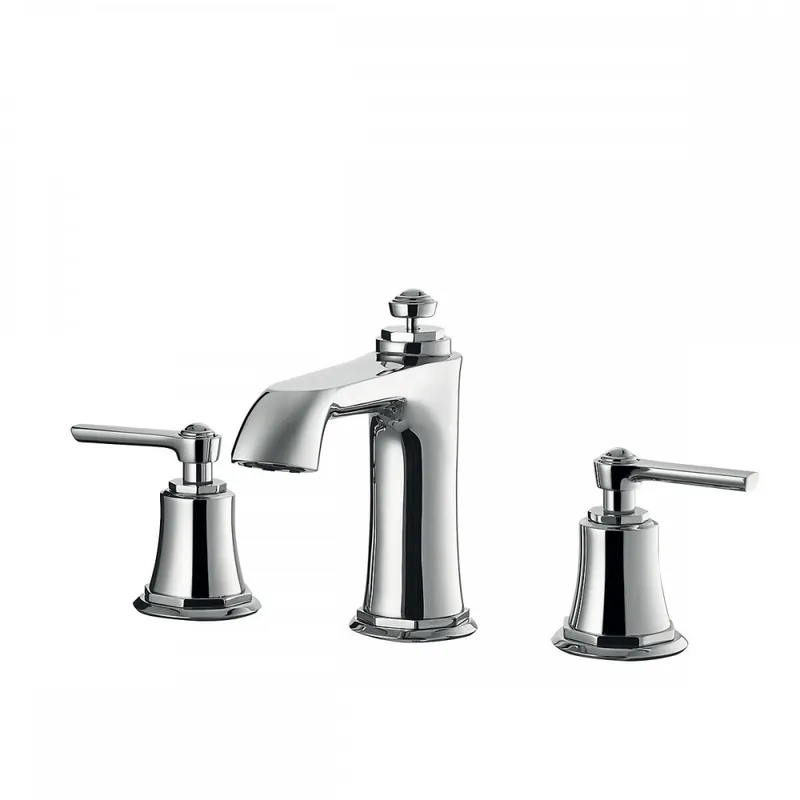 Nouvel Arrivage Mélangeur lavabo rétro – 3 trous – chromé – Lady's