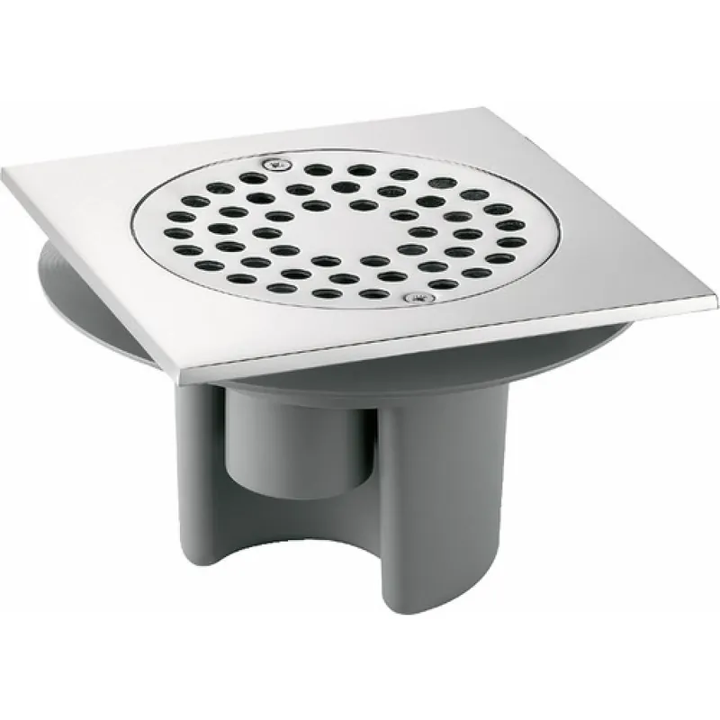 Siphon pour sol carrelé ou béton brut – grille inox Super Prix