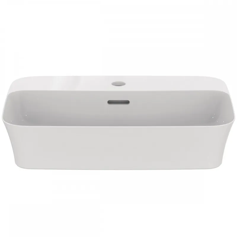 Bon Plan Vasque à poser – rectangulaire – blanc brillant – 55 x 38 cm – Ipalyss