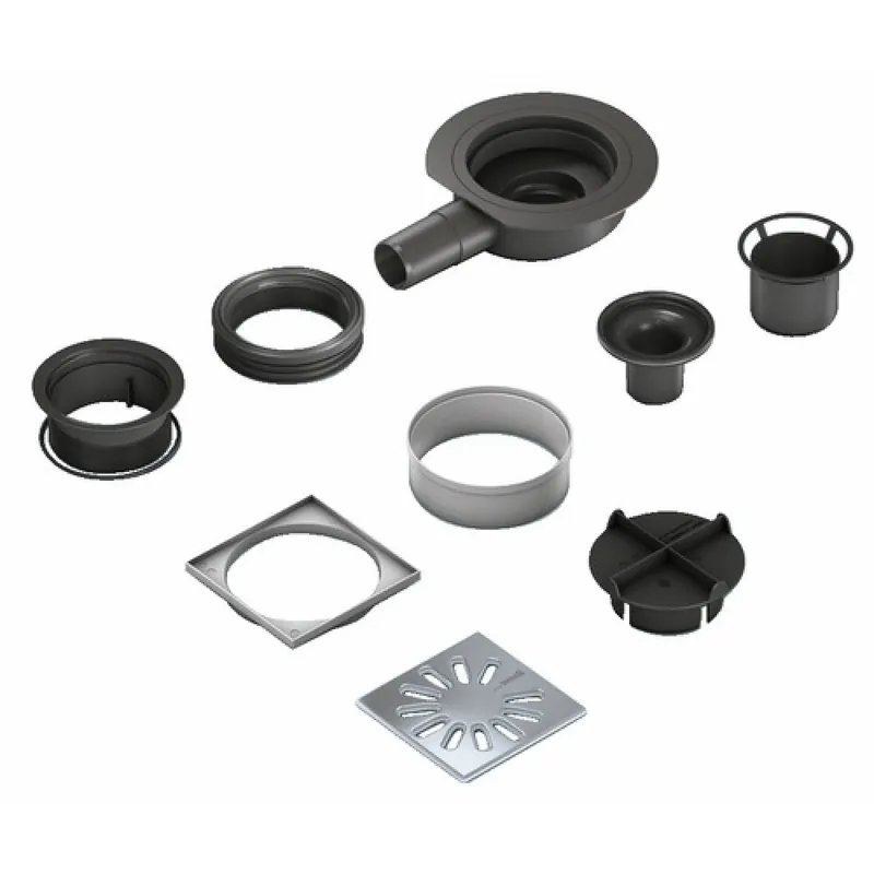 Siphon de sol extra-plat – Faible hauteur – Wedi Fundo Mini Max Bon Marché