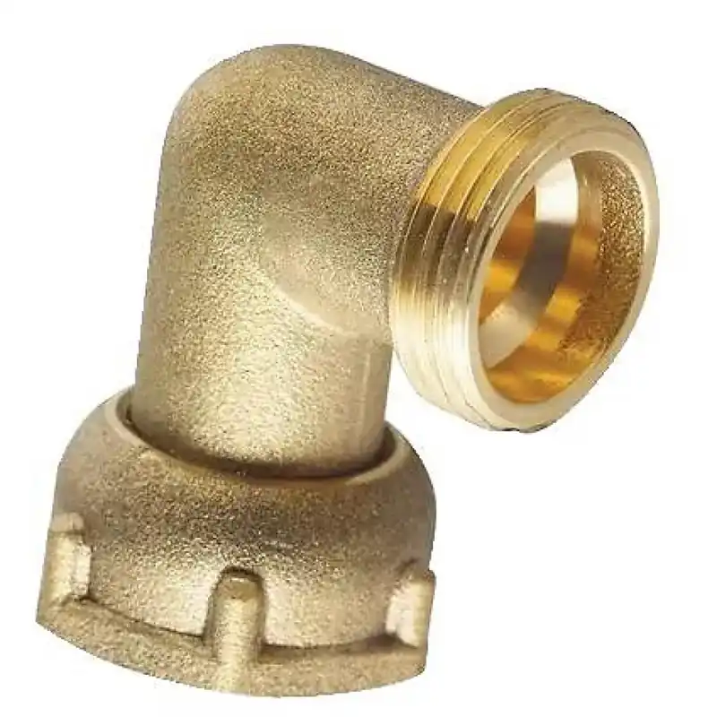 Coude laiton 90° avec écrou prisonnier M15x21 – F15x21 Seulement Aujourd’hui