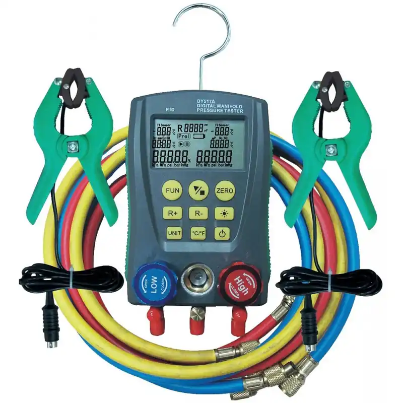 Quantité Limitée Manomètre électronique – mallette 3 flex tous gaz et vannes – OM20