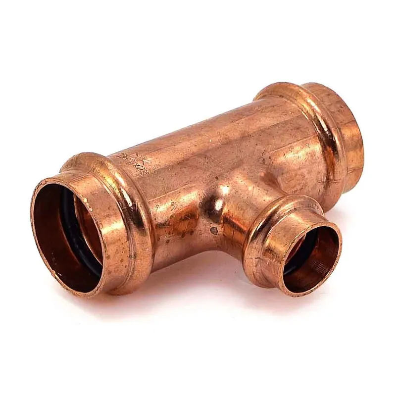 Haute Qualité Té cuivre réduit à sertir – 28 mm – Press