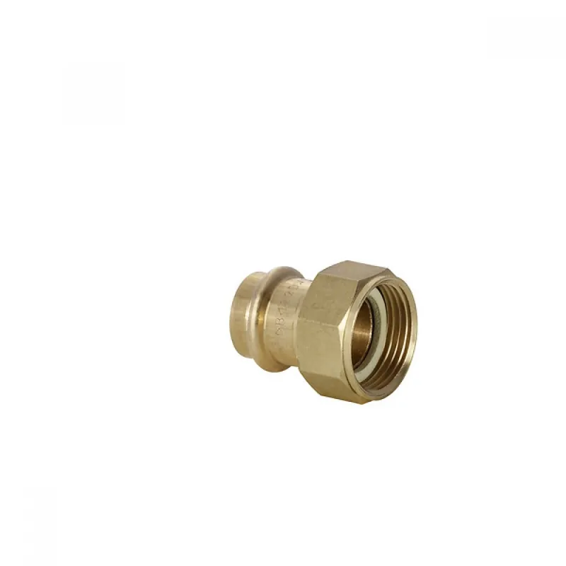 Jusqu’à Épuisement Des Stocks Raccord bronze écrou libre FF 12×17 – diamètre 14/16 mm – Press