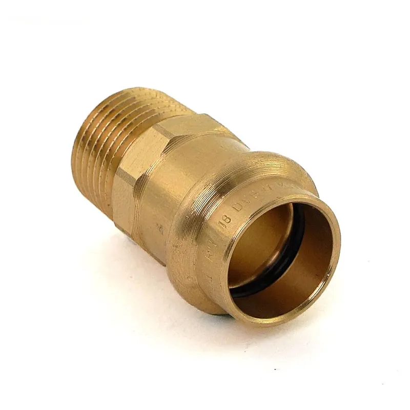 Mamelon – bronze- 90° femelle à sertir mâle à visser Usine Directe