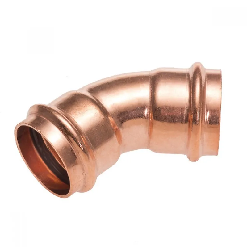 Coude cuivre 45° F/F à sertir – différents diamètres – Press Offre Spéciale