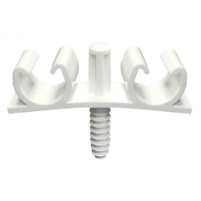 Fixation double pour tubes multicouches PER et cuivre gainé – FIX-RING Pas Cher