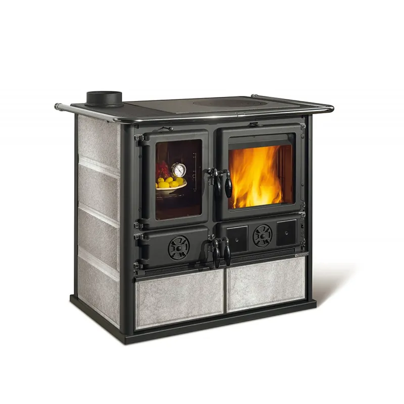 Offre Limitée Cuisinière à bois 8,2 kW revêtement pierre naturelle - Rosa SX Reverse.16 Petra