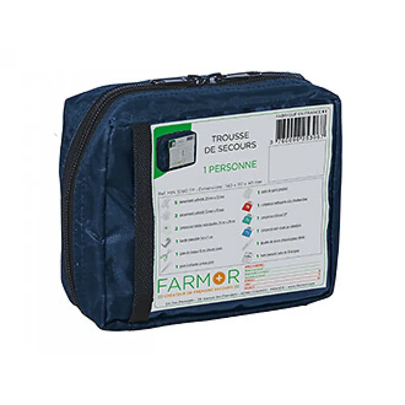 Trousse de secours multirisques individuelle MIN3060 – 1 personne Certifié