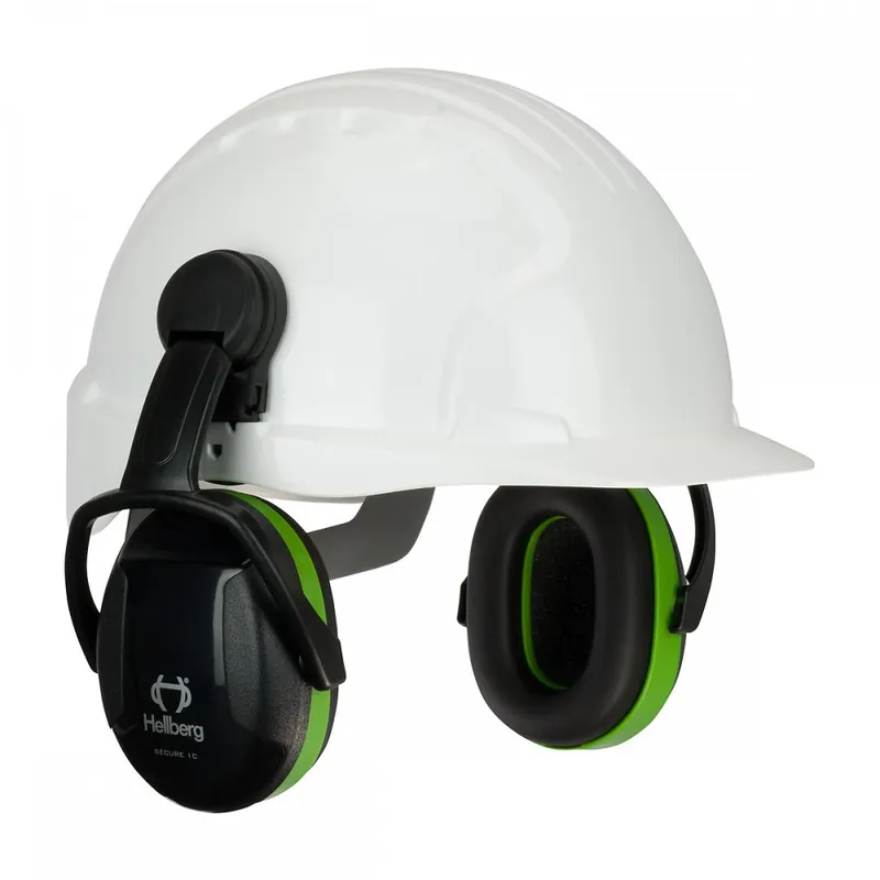 Prix Promo Coquilles antibruit Secure 1 pour casque de chantier -par paire -vert