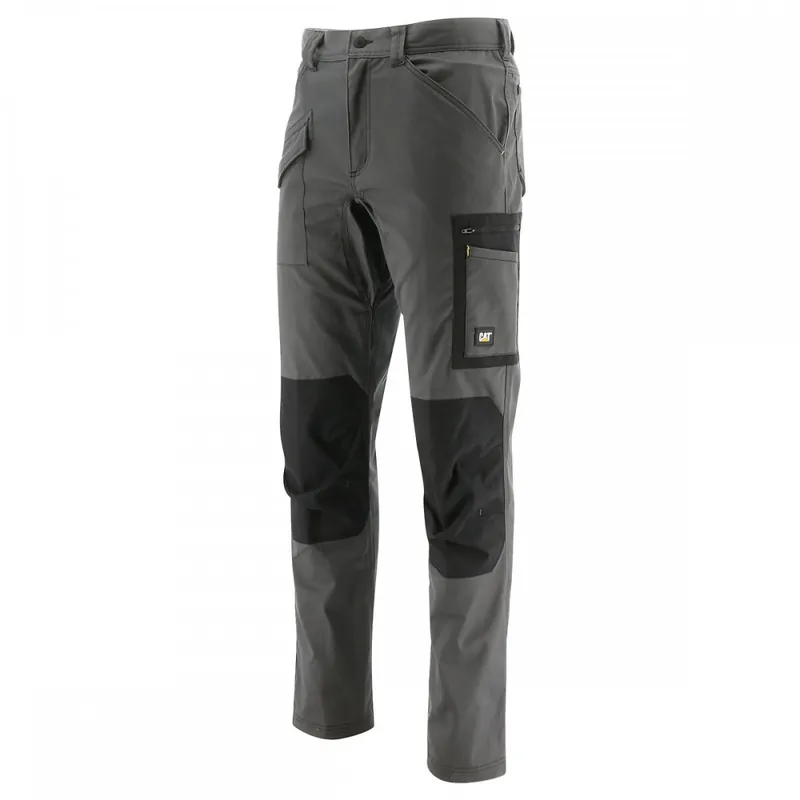 Pantalon de travail extensible ajusté Essentials CARGO – gris et noir Usine Directe