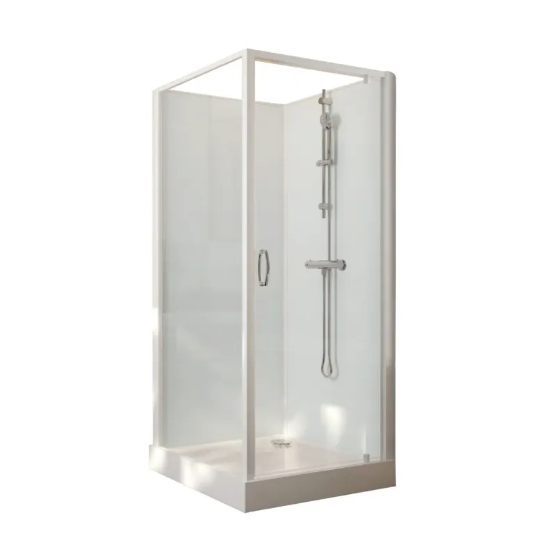 Super Prix Cabine de douche 90×90 cm Iziglass 2 – porte pivotante – mitigeur mécanique