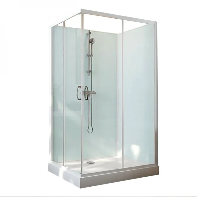 Paiement Sécurisé Cabine de douche 100×80 cm Iziglass 2 – accès d'angle portes coulissantes