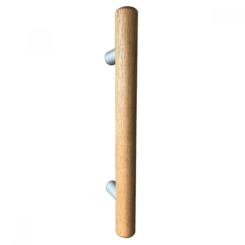 Bon Marché Paire de bâtons de maréchal en chêne Ø 42 mm – entretoise en inox 316