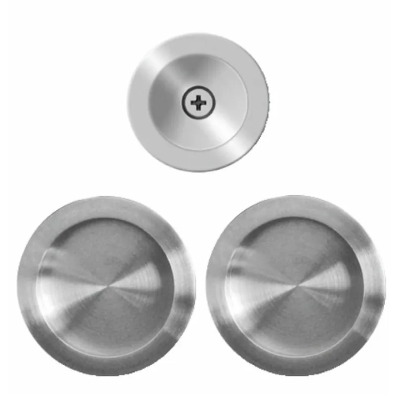 Set de tirage seul – porte coulissante – inox – rosace ronde – EPD OS Affaire À Saisir