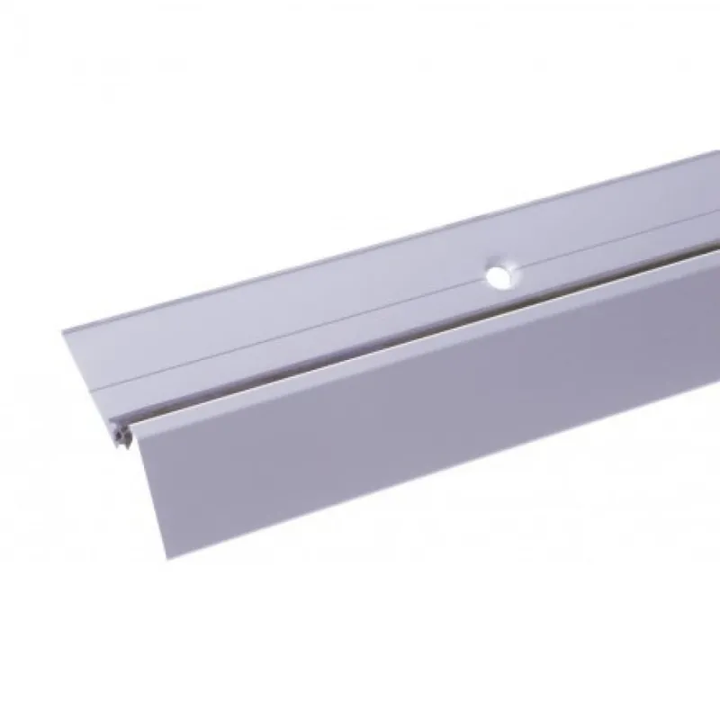 Seuil de porte-fenêtre bois avec joint – longueur 0,99m – argent Expédié Aujourd’hui