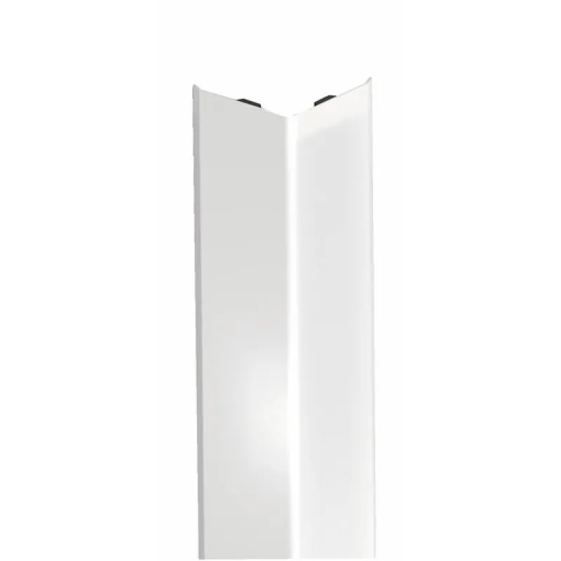 Seulement Aujourd’hui Cornière adhésive de protection d'angle – acier revêtu PVC blanc