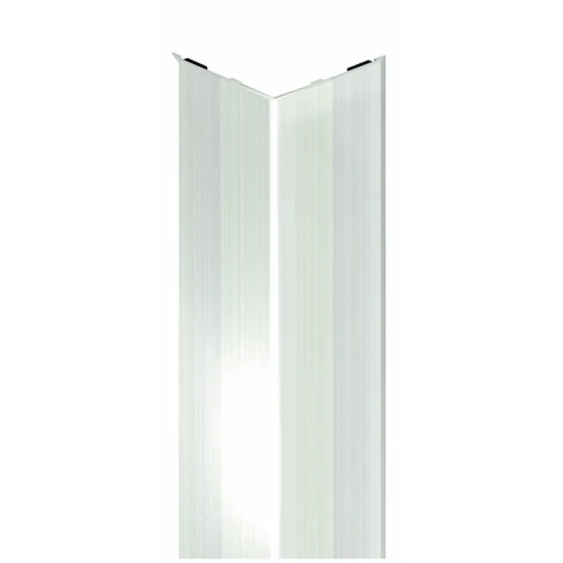 Cornière murale adhésive – inox satiné – 25×25 mm Authentique