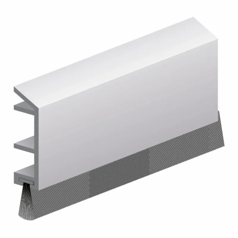 Offre Du Jour Plinthe en applique de bas de porte – à brosse – support PVC – PDS – B