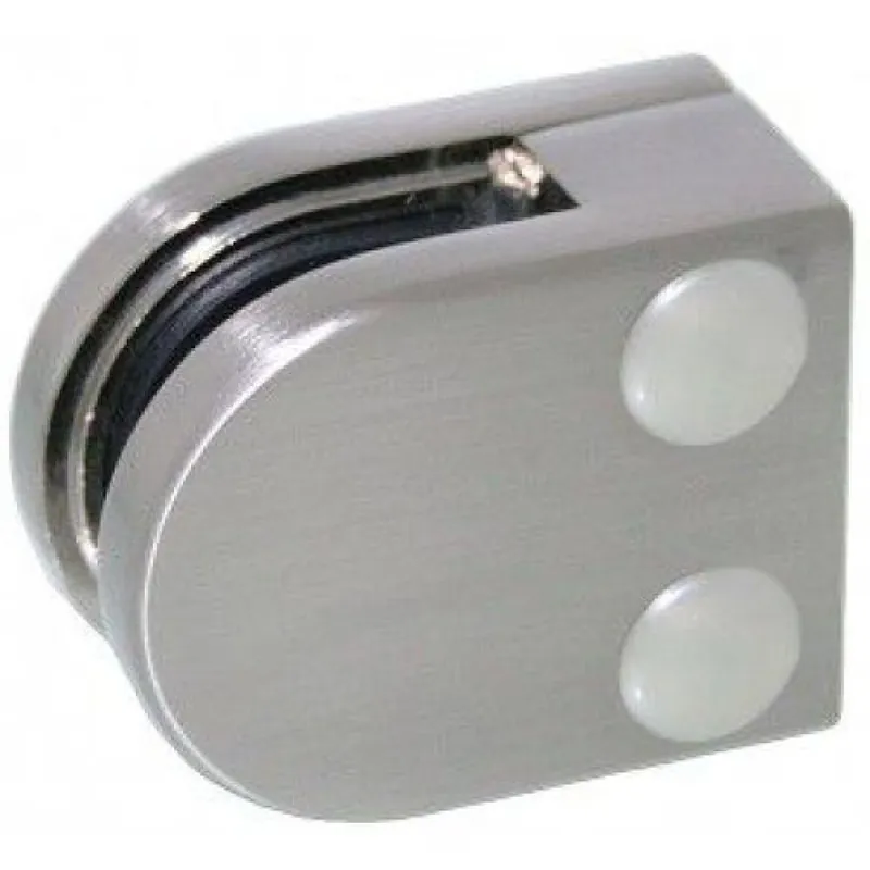 Offre Spéciale Pince à verre 8 mm pour garde corps – forme demi-ronde