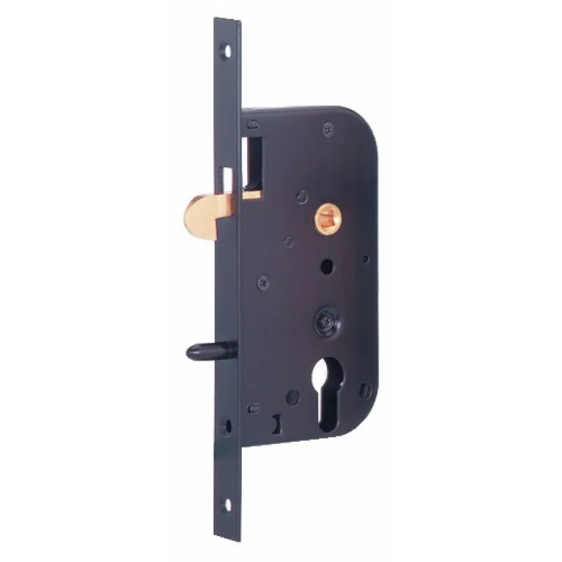 Serrure de porte coulissante à larder à cylindre Européen Remise
