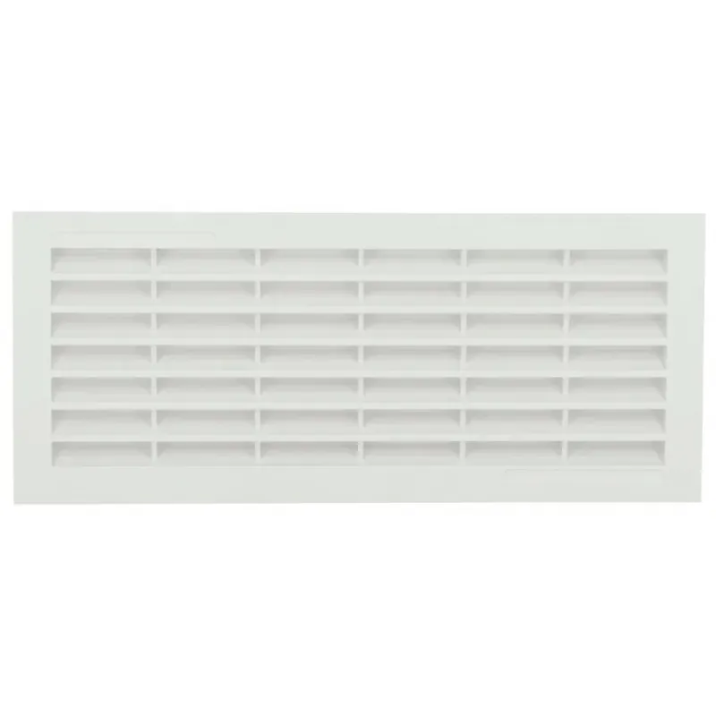Quantité Limitée Grille de ventilation rectangulaire noire à encastrer sans moustiquaire