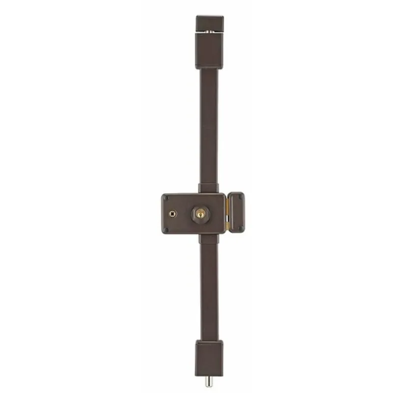 Certifié Serrure 3 points en applique – carré 6 mm – cylindre rond – Horga