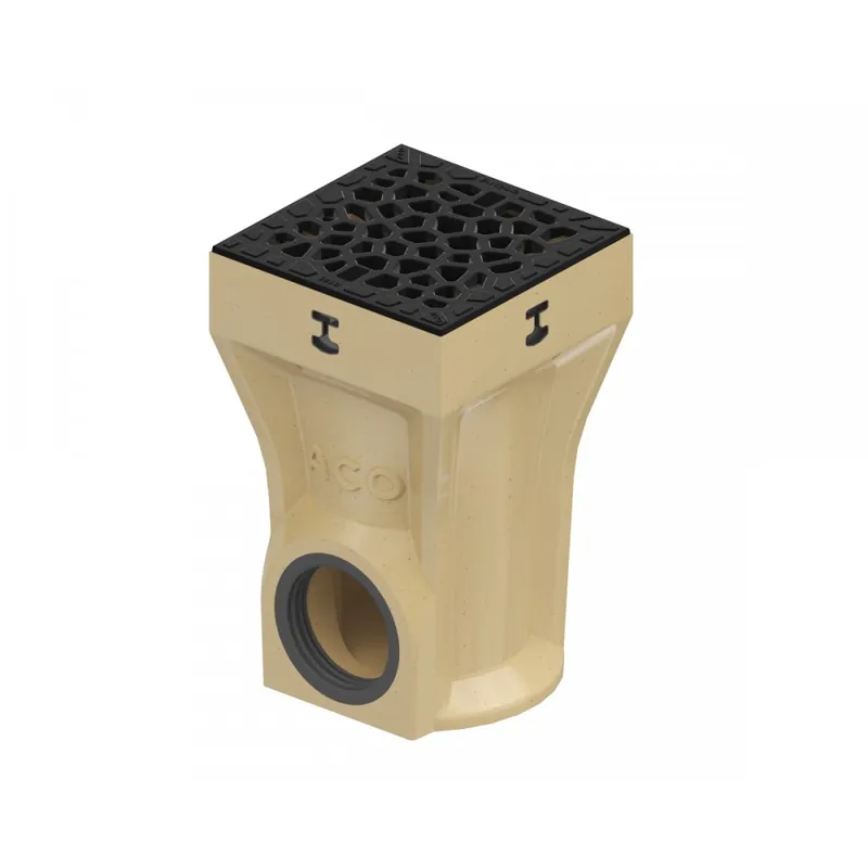 Retour Gratuit Siphon de cours modèle haut – 400 mm – 250×250 – DN100 – EUROPOINT