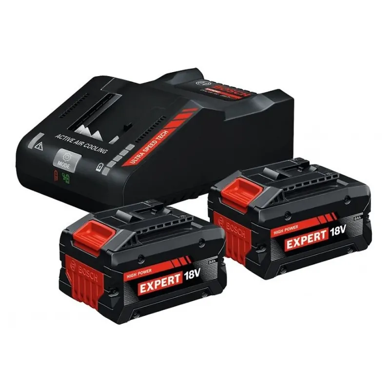 Achetez Aujourd’hui Pack 2 batteries Expert 18V 8Ah + 1 chargeur GAL 18V-160 – 1600A0373T