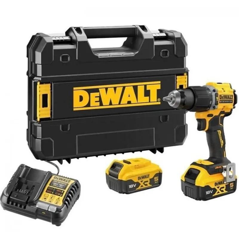 Perceuse visseuse percussion compacte XR18V Brushless 2x5Ah- DCD799P2T-QW Meilleure Vente
