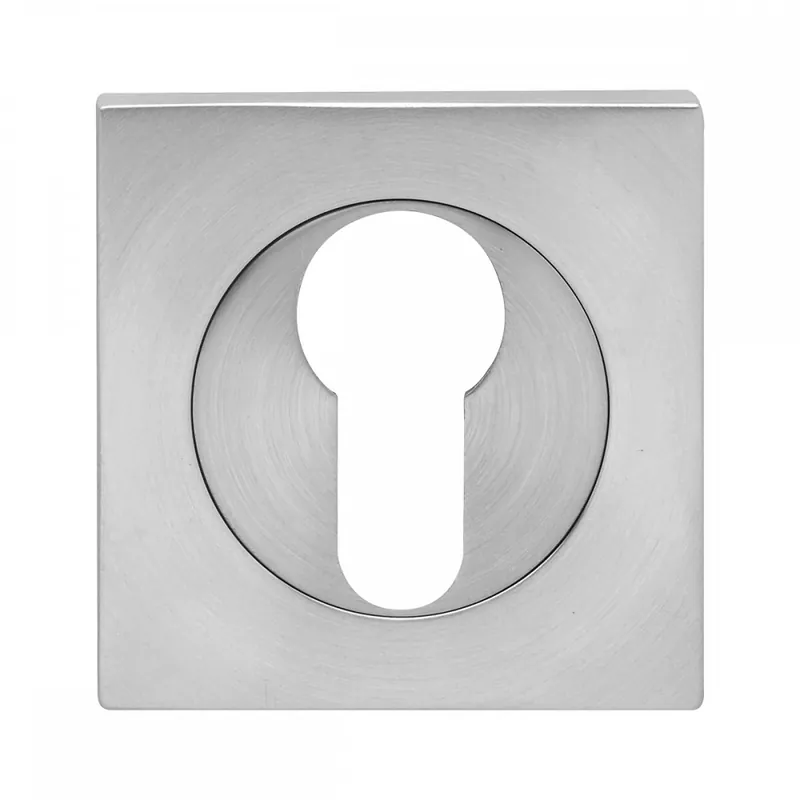 Paire de rosaces de sécurité carrées ESR340Q – inox satiné -52 x 10 mm Satisfait Ou Remboursé