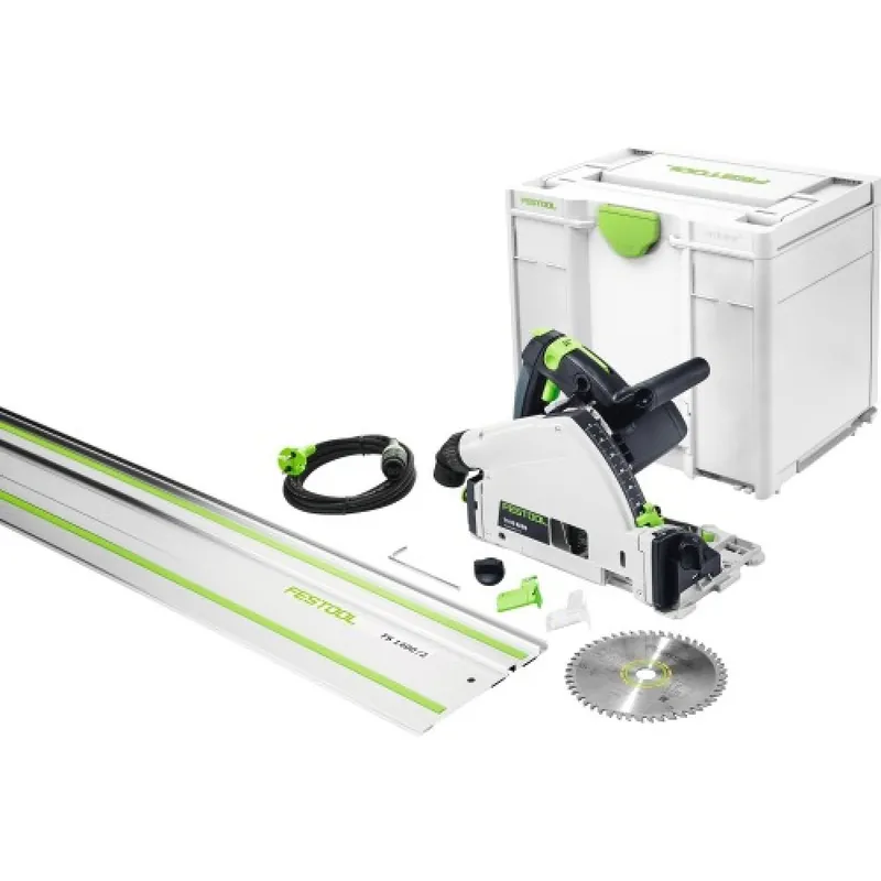 Scie circulaire plongeante 1200W TS55 REBQ PLUS + rail guidage et lame Prix Promo