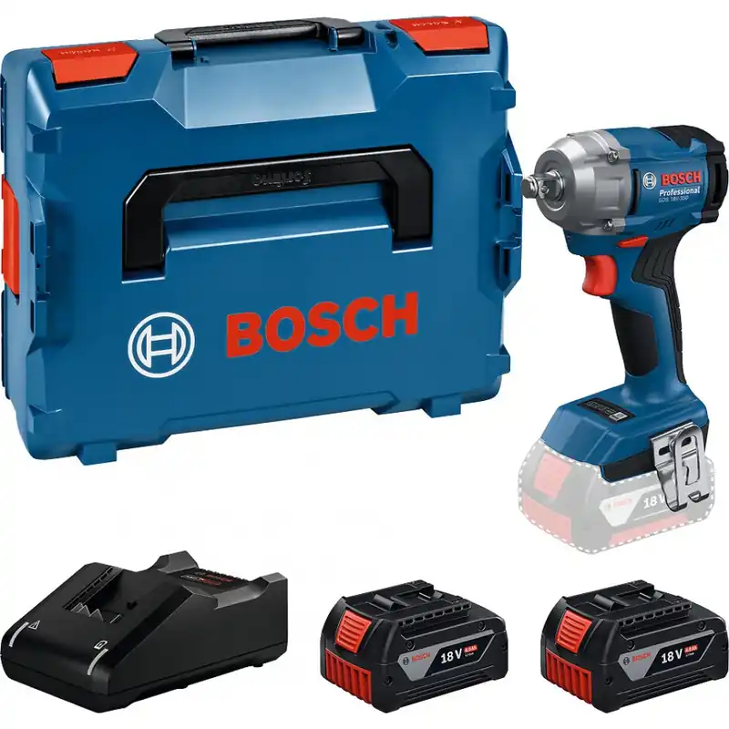 Expédition Rapide Boulonneuse à chocs 18V – GDS 18V-350 + 2 batteries 4Ah – 06019M5022