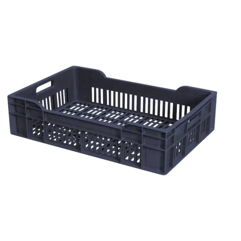 Top Vente Caisse gerbable – 600x400mm – gris