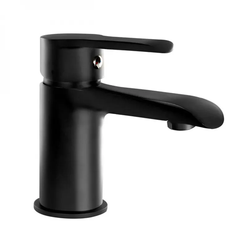 Prix Cassé Mitigeur lavabo en laiton noir mat – KING