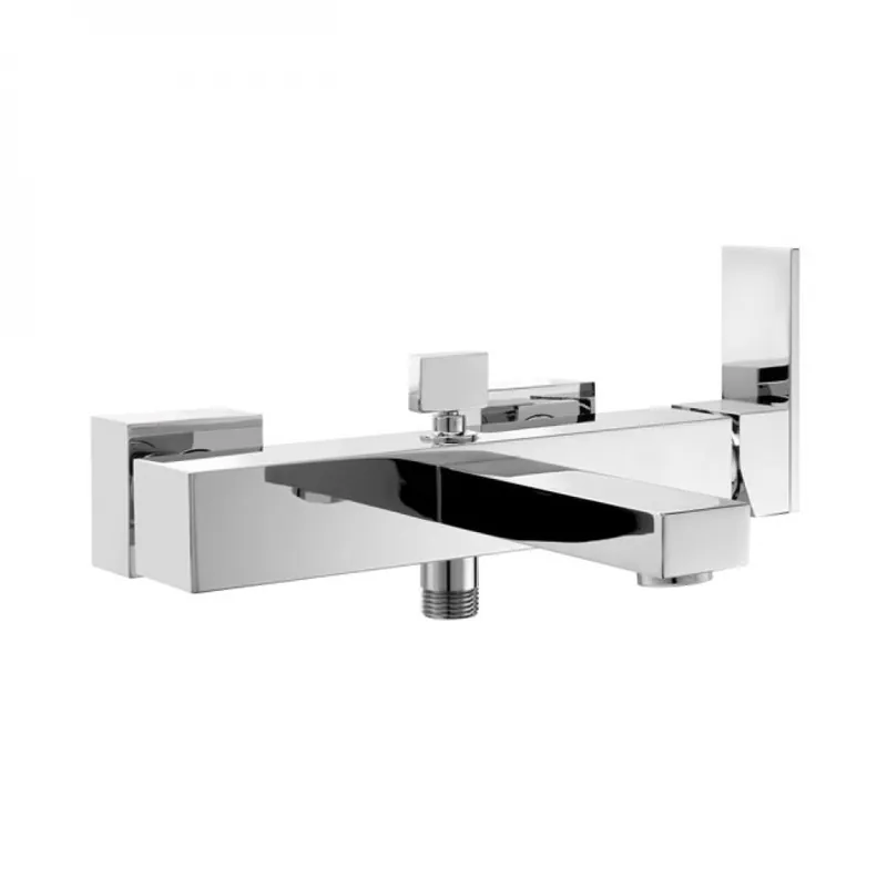 Mitigeur baignoire chromé – manette latérale – design carré – GOSSIP Super Prix