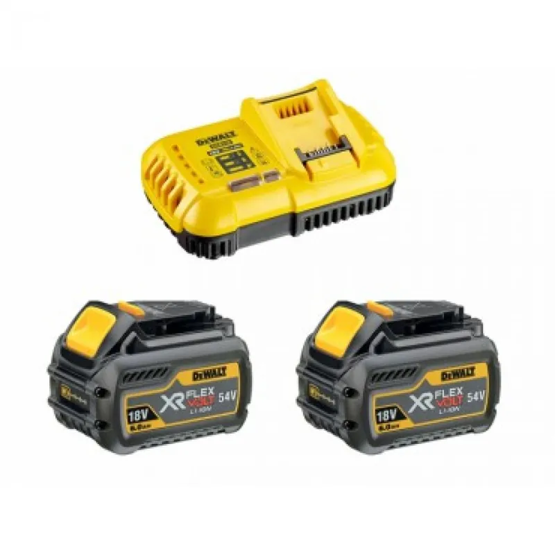 Pack chargeur + 2 batteries XR FLEXVOLT 18/54 V Pas Cher
