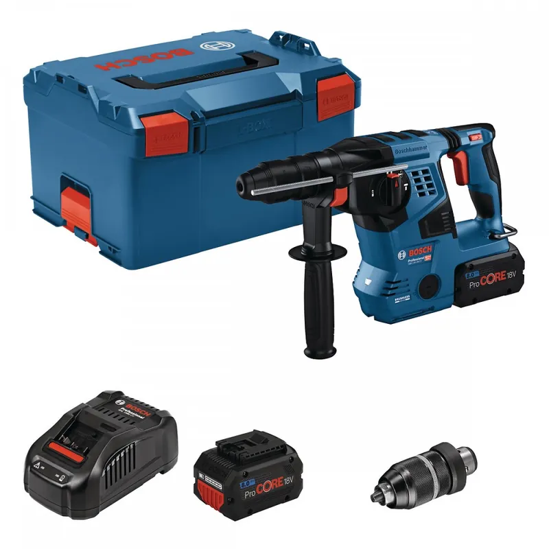 Perforateur sans-fil SDS-Plus GBH 18V-28 CF, GL-BOXX, 2x 8.0Ah – 0611921002 Nouvelle Collection