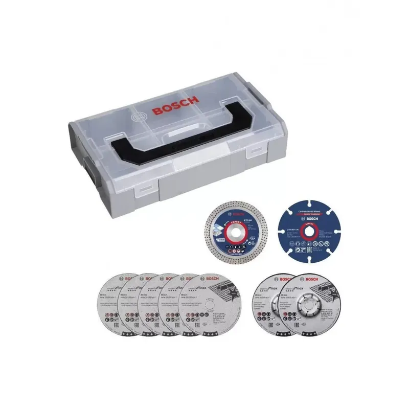 Affaire À Saisir Mallette mini L-Boxx + 9 disques diamètre 76 mm pour meuleuse GWS 12V-76