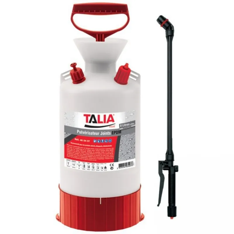 Pulvérisateur 8 litres taliaPULVÉ ® – joints EPDM produit chloré Dernier Modèle
