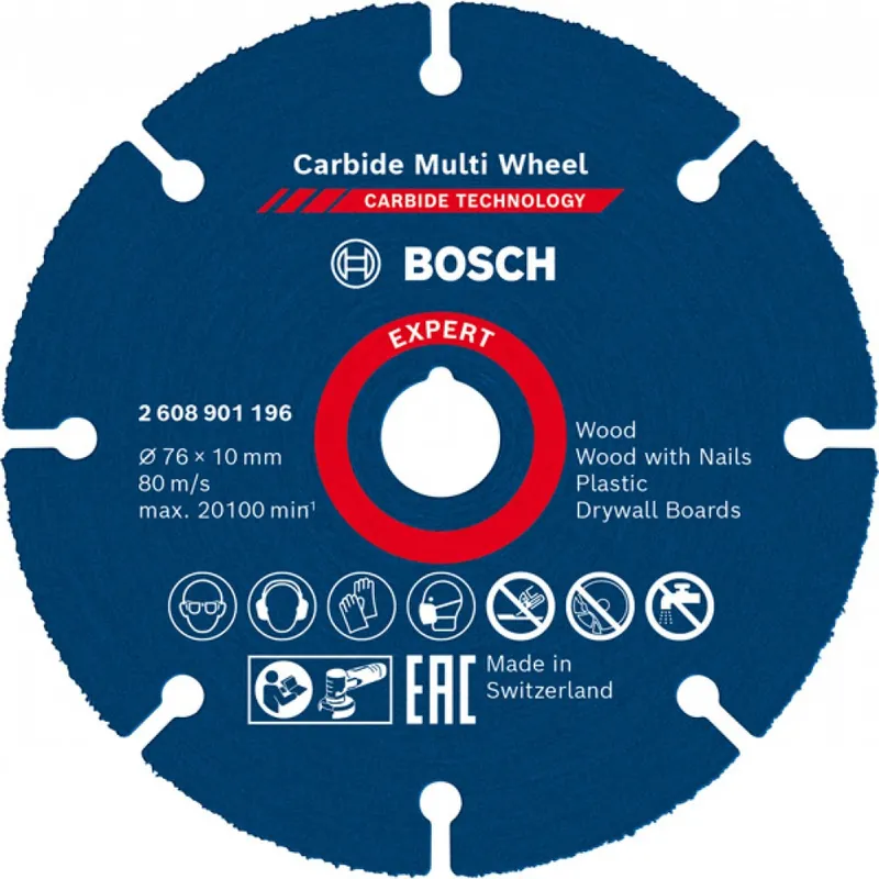 Authentique Disque à tronçonner Expert Carbide Multi Wheel Ø 115 mm