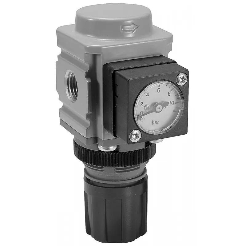 Seulement Aujourd’hui Régulateur avec décompression et manomètre filetage BSPP cylindrique