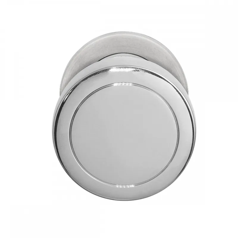 Bouton de porte fixe en inox – disque diamètre 54mm – série EK530 – gris Marque