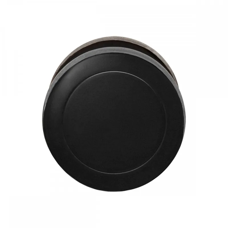 Retour Gratuit Bouton de porte pivotant en inox – disque diamètre 54mm – EK530D – noir