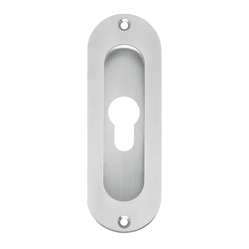 Poignée cuvette ovale – pour porte à galandage – série EZ1702 – inox Quantité Limitée